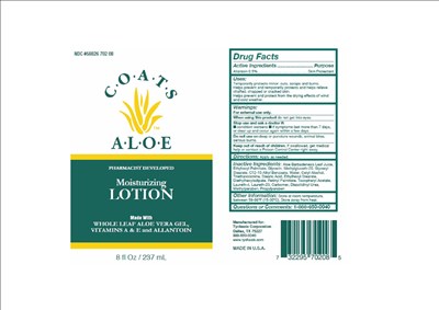 Coats Aloe Lotion 8 Oz (Coats Aloe Lotion 8 102015 Jpeg)